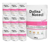 DOLINA NOTECI PREMIUM Junior mokré krmivo bohaté na morčacie srdcia 10x100g