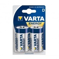 Varta Alkaline Batteries R20 typ D 2 ks energ