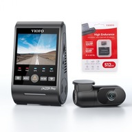 Viofo A229 Pro 2Ch DUO-G 4K+2K Videorekordér so zadnou kamerou WiFi+CPL+GPS