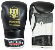 12 oz boxerské rukavice MASTERS RBT-E Black & White