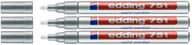 edding 751 olejový značkovač do 1000°C strieborný x3