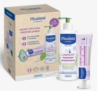 Mustela Liniment prebaľovacia sada 400ml + prebaľovací krém 50ml