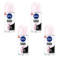 NIVEA Black White číry antiperspirant 4x50 ml