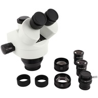 Súprava objektívov trinokulárneho mikroskopu 7X-45X