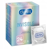 Durex Durex Invisible kondómy pre väčšiu intimitu, 24 tenkých ks