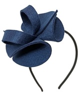 elegantná modrá čelenka fascinator, toque grana