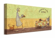 Sam Toft Ernest Obraz Raňajky pre Doris 60x30 cm