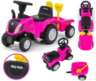 Vozidlo Ride-on TRAKTOR NEW HOLLAND Milly Mally