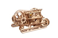 Drevený mechanický model ponorky Steampunk 3D puzzle UGEARS