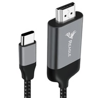 Kábel s adaptérom USB-C 3.1 TYP C na HDMI 4K 60Hz MHL