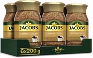 6x instantná káva Jacobs Cronat Gold 200 g