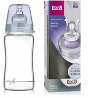 LOVI Diamond Glass 250ml Chlapčenská sklenená fľaša