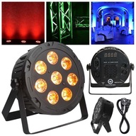 PAR laserové bodové svietidlo LED pódium LIGHT4ME PENTA PAR 8x12W MKII RGBWA