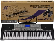 KLÁVESNICA ORGAN PIANO LED PRE DETI MK-2113 LCD OBRAZOVKA 61 TLAČ.