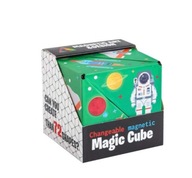 Antistresová Magic Cube Magnetic 72 Shapes Green Puzzle