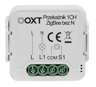 INTELIGENTNÝ MODUL OXT ZIGBEE MINI RELÉ 1 OKRUH BEZ VODIČA N TUYA