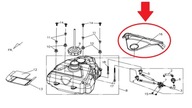 GUMOVÝ KRYT PALIVOVEJ NÁDRŽE E-TON VECTOR 300cc OEM