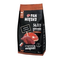 PAN MEAT Suché krmivo pre mačky Hovädzie s jeleňom M 1,6 kg