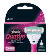 Quattro For Women náhradné žiletky pre ženy 3ks