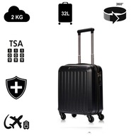 Small Cabin Suitcase kufor príručná batožina 32l ABS SwissBags Cosmos 45 cm