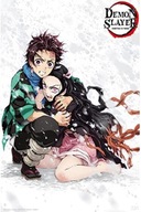 DEMON SLAYER - PLAGÁT TANJIRO+NEZUKO SNOW (52X38)