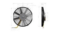 Axiálny ventilátor 280mm 24V, sací - 90050493