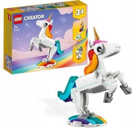 Darček LEGO Creator 3v1 Magic UNICORN 31140 morský koník, páv BLOCKS