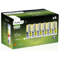 6x LED KAPSULOVÁ Žiarovka MINI G4 4W = 30W 4000K NEUTRÁLNA FARBA 12V LUMILED