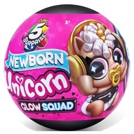 ZURU 5 SURPRISE TOY MINI ZNAČKY UNICORN GLOW SQUAD S3 KULA 77264