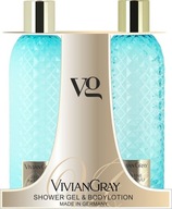 VIVIAN GREY: sprchový gél a telový krém 2x300ml