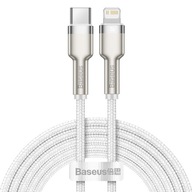 USB kábel typ C Lightning Baseus PD 20W 2m Biely