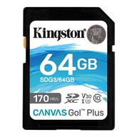 Kingston Canvas Go! Plus 64 GB, SD, Flash pamäť triedy 10
