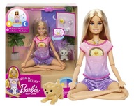 BARBIE JOGA MEDITÁCIA RELAXAČNÁ SÚPRAVA MATTEL PSEJ BÁBIKY HHX64