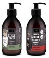 LAQ EXCLUSIVE SADA ŠAMPÓNOV PÁNSKYCH = WILD + DOBERMAN 2x300ml