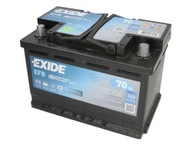 Štartovacia batéria EFB Exide 12V 70Ah 760A P+