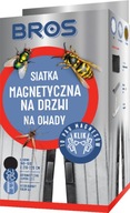 BROS magnetická moskytiéra na dvere 160x220 čierna