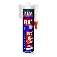 Biele montážne lepidlo FIX2 High Tack GT 290 ml TYTAN PROFESSIONAL