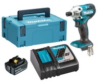 Makita skrutkovač rázový uťahovák 1x5Ah BL1850 DC18RC DTD156ZJ