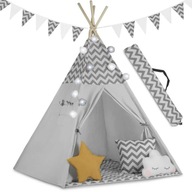 TIPI vigvamový stan pre deti TEEPEE Garland Pillows Stabilizer