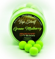 Massive Baits POP-UPS Green Mulberry plávajúce guličky 14mm 200ml