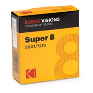 KODAK Vision3 500T Super 8/15 m farebný negatívny film