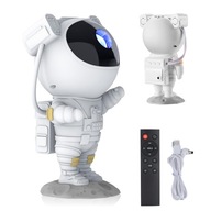 LED NOČNÁ LAMPA ASTRONAUT STARS SKY PROJECTOR BIELA