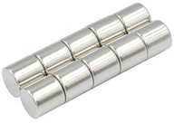 SILNÝ VALEC NEODYMOVÝ MAGNET 8x8 - SADA 10 / NEODYMOVÝCH MAGNETOV /