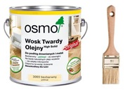 OSMO 3065 Tvrdý voskový olej SEMIMAT 3l + štetec