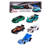 MAŽORETKA PORSCHE EDITION SET 5 AUTÍČEK 1:64 NOVÁ KOVOVÁ KOLEKCIA