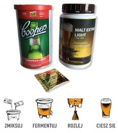 Coopers BEER set brewkit LEŽIAK + SLAD na 23L