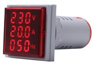 Voltmeter, ampérmeter, frekvenčný merač. 3v1