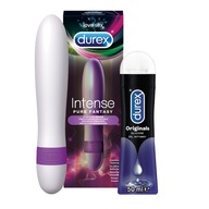 Vibrátor DUREX Intenzívny masážny prístroj Pure Fantasy + gél