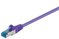 LAN Patchcord CAT 6A S/FTP kábel, fialový, 15 m