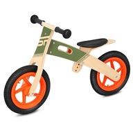 Drevený detský balančný bicykel